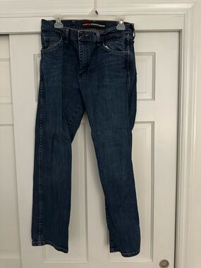 Fire Resistant - Classic Men's Dark Blue Jeans